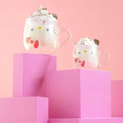 JoyJolt Hello Kitty 3D Double Wall Coffee Mug