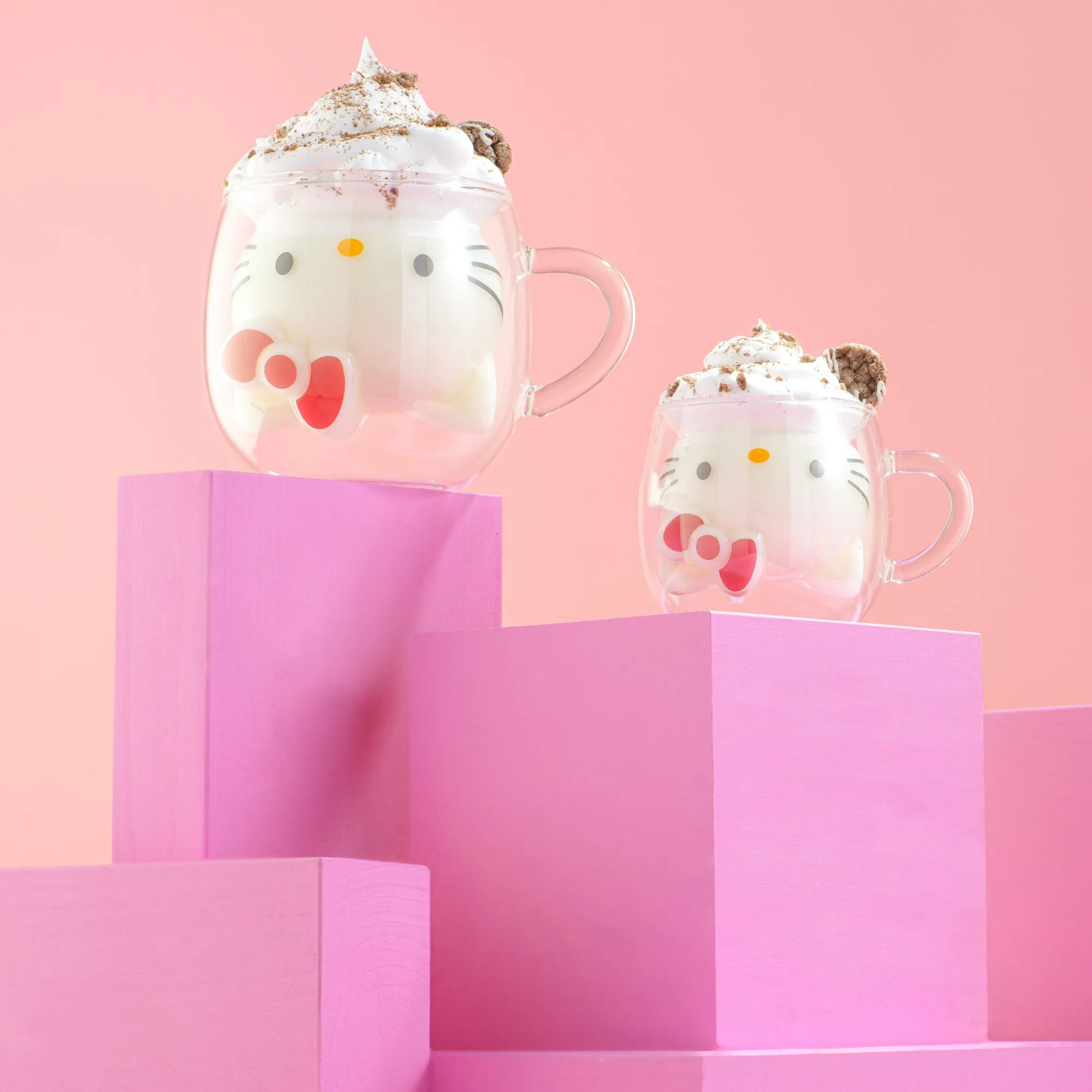 JoyJolt Hello Kitty 3D Double Wall Coffee Mug