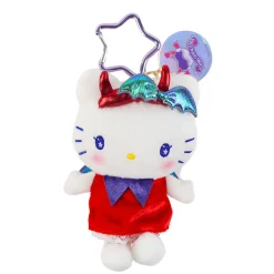 Global Original Hello Kitty Dark Plush Mascot Keychain (Bright and Dark Angel Series)