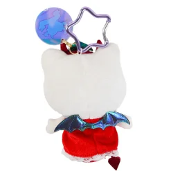 Global Original Hello Kitty Dark Plush Mascot Keychain (Bright and Dark Angel Series)