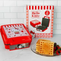 Uncanny Brands Wholesale Hello Kitty Deluxe Waffle Maker (Red)