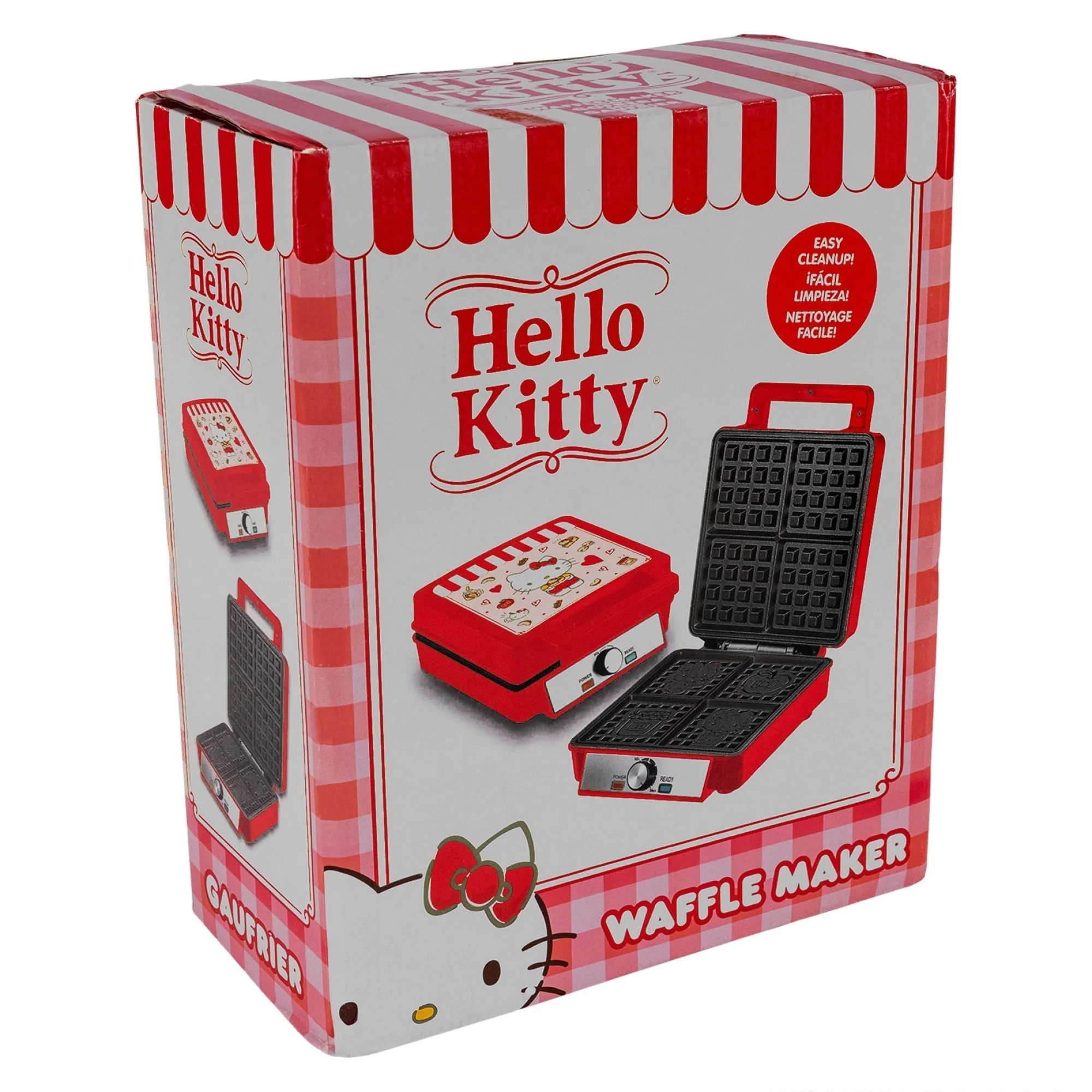 Uncanny Brands Wholesale Hello Kitty Deluxe Waffle Maker (Red)