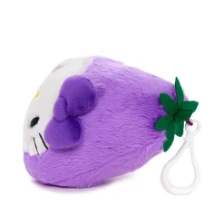 NAKAJIMA CORPORATION Hello Kitty Eggplant Plush Mascot Clip (Fruit & Veggie Series)