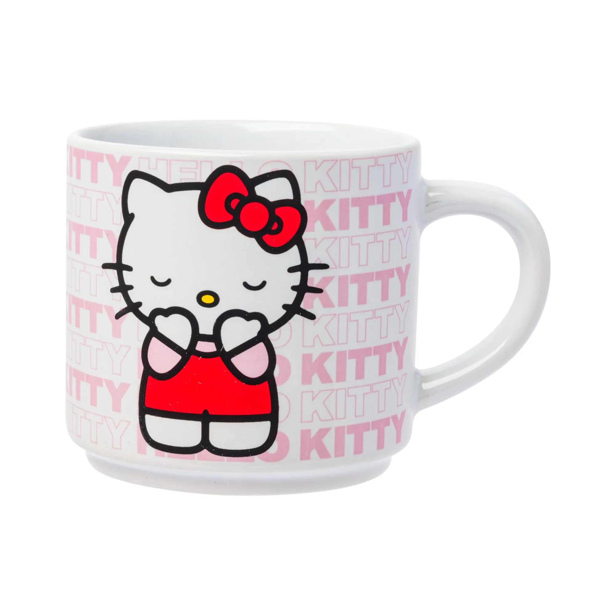 Silver Buffalo Hello Kitty Expressions 5-Piece Ceramic Mug Stack