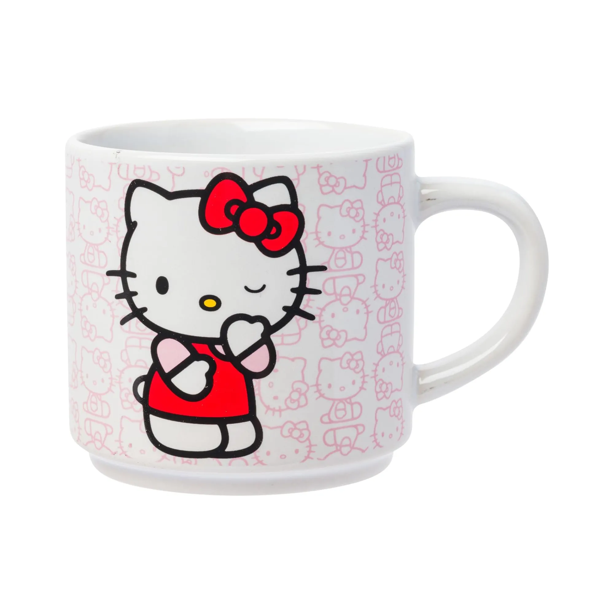 Silver Buffalo Hello Kitty Expressions 5-Piece Ceramic Mug Stack