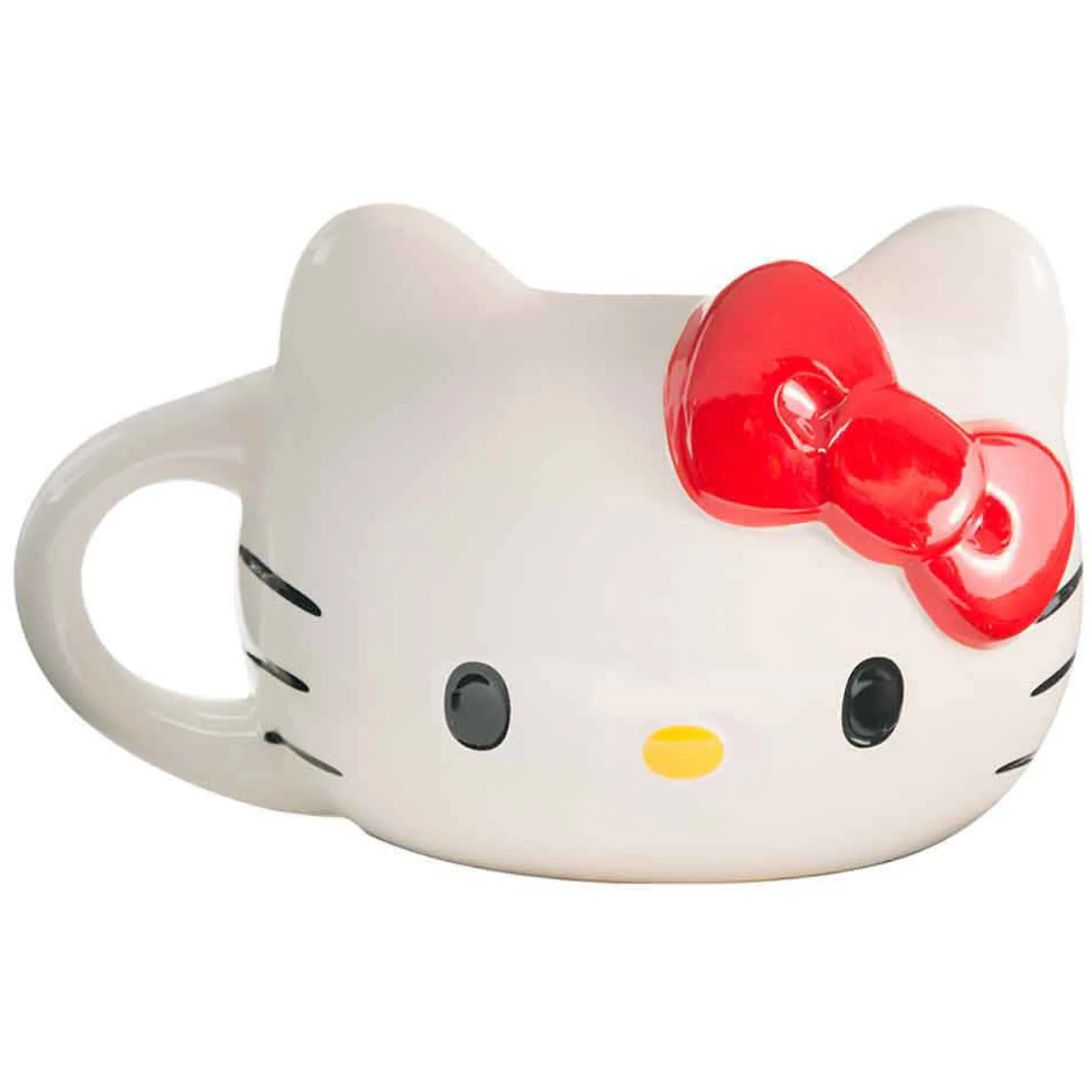 BIOWORLD Hello Kitty Face Sculpted Mug (Red)