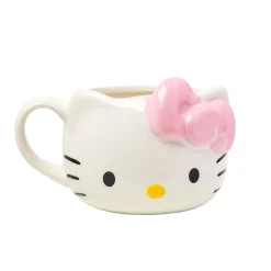 Silver Buffalo LLC Hello Kitty Face Sculpted Mug (Pink)