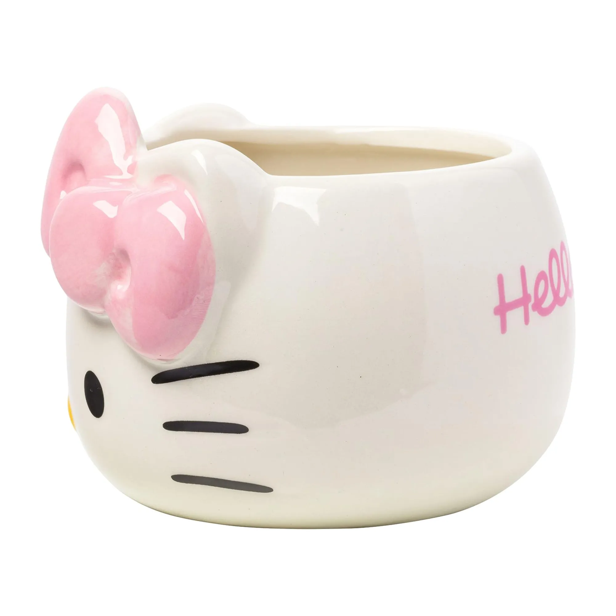 Silver Buffalo LLC Hello Kitty Face Sculpted Mug (Pink)