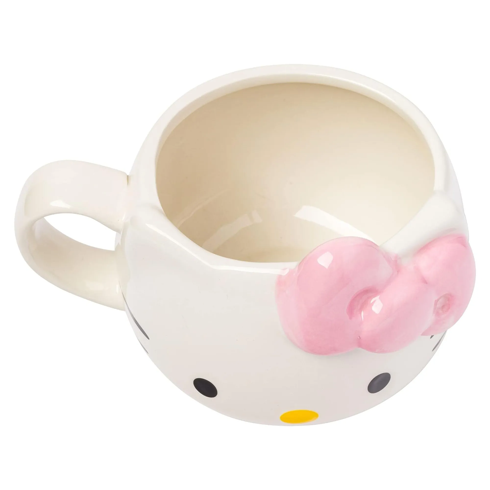 Silver Buffalo LLC Hello Kitty Face Sculpted Mug (Pink)