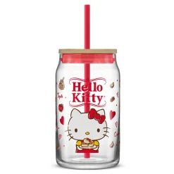 JoyJolt Favorite Flavor Lidded Glass Tumbler