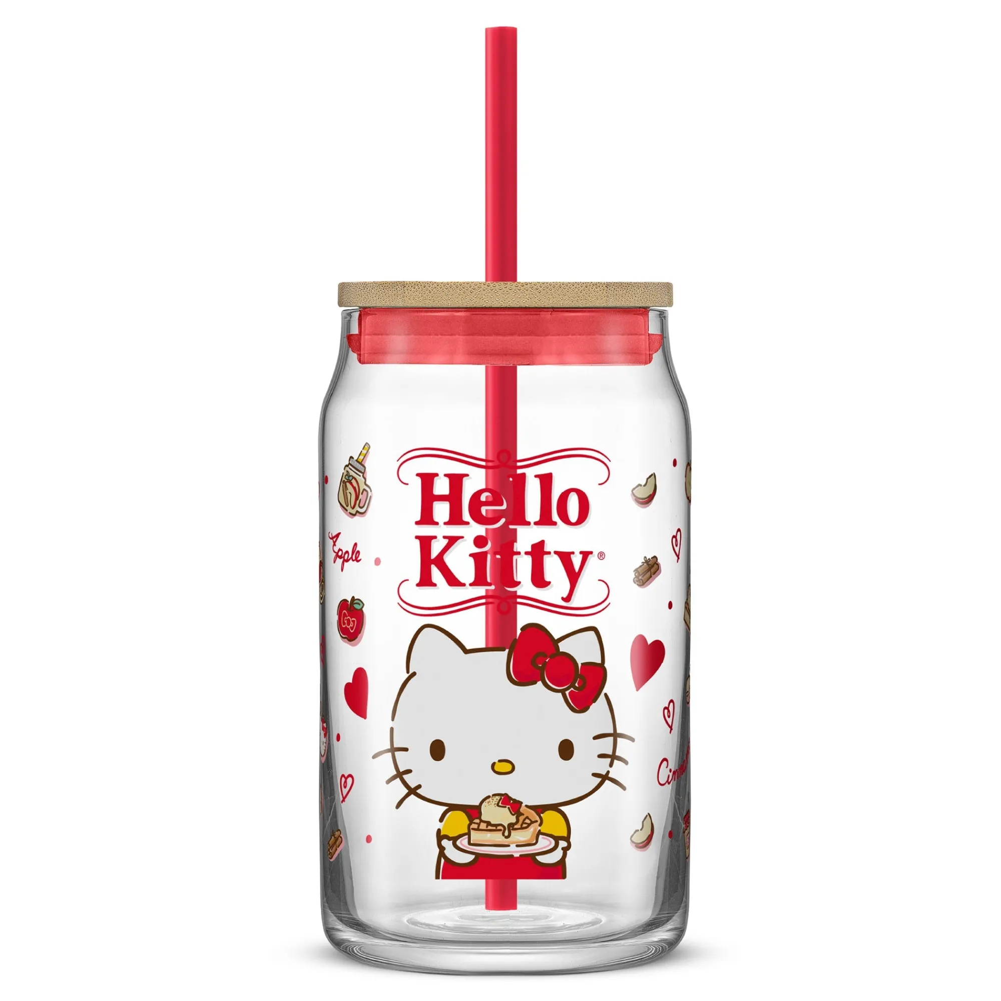 JoyJolt Favorite Flavor Lidded Glass Tumbler