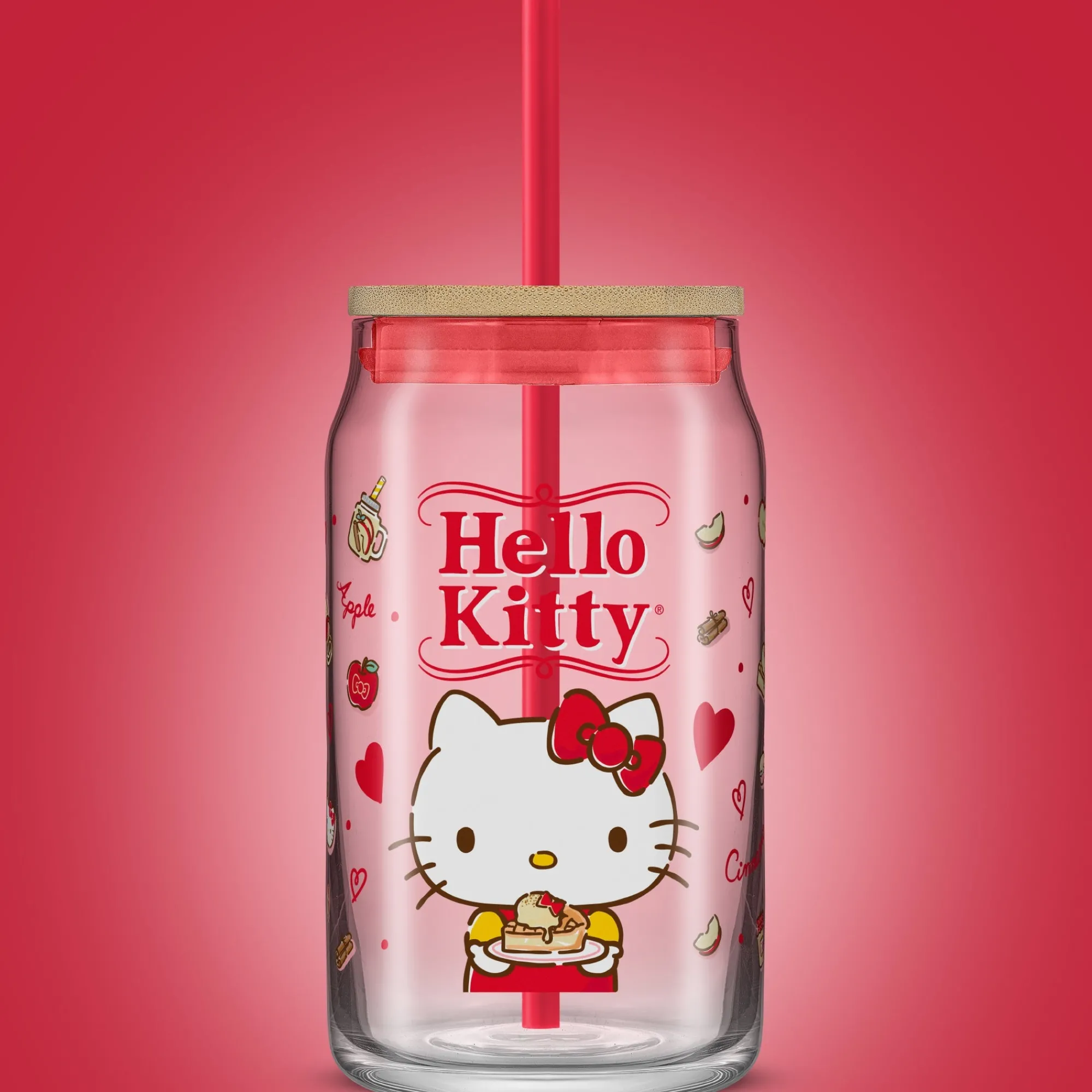 JoyJolt Favorite Flavor Lidded Glass Tumbler