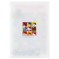 Japan Original Hello Kitty File Folder and Sticker Set (Hello, Everyone! Series)