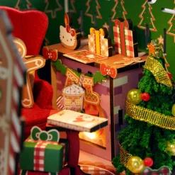 HANDS CRAFT Hello Kitty Gingerbread House 3D Wooden Puzzle