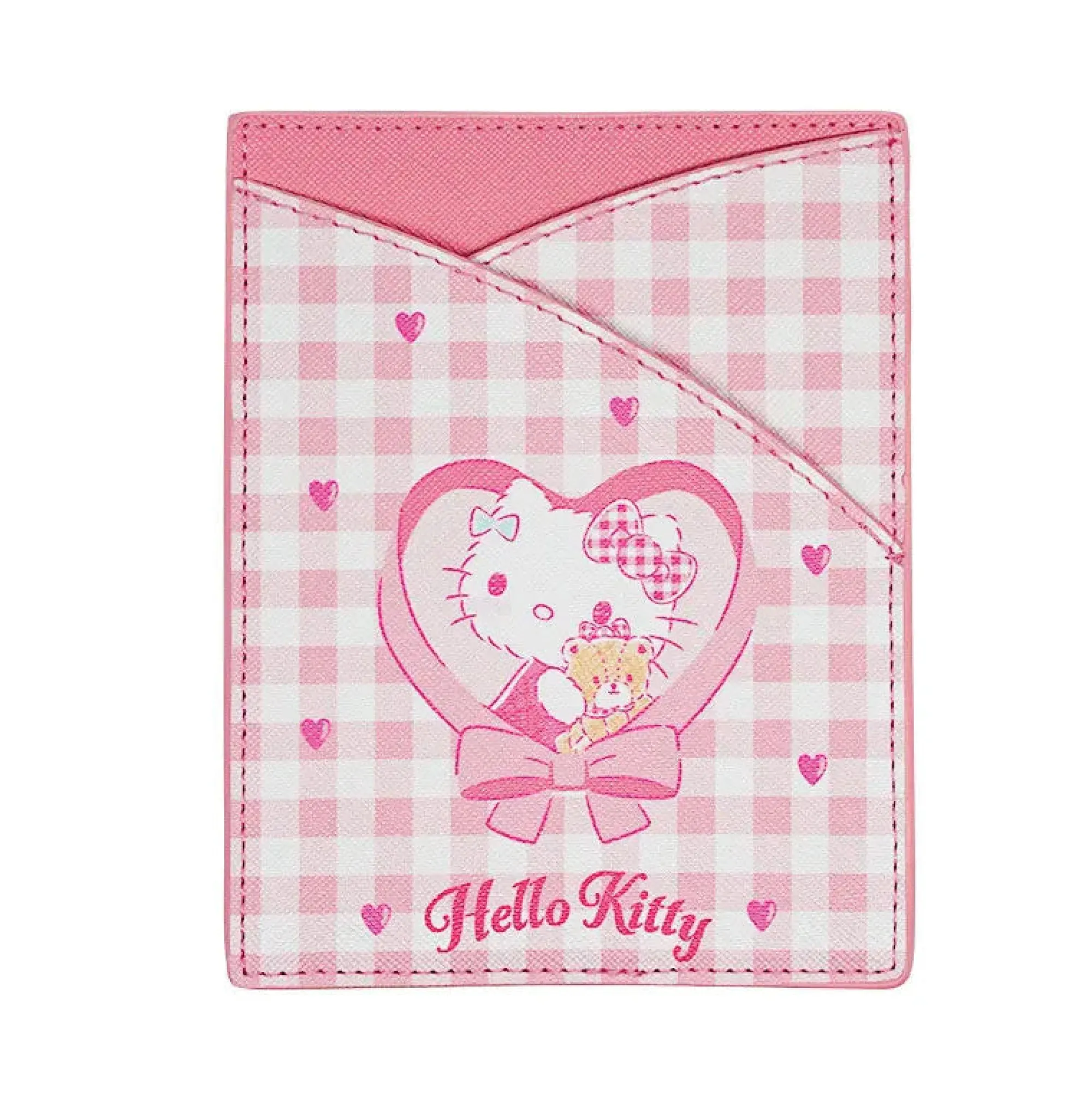 Global Original Hello Kitty Gingham Travel Wallet