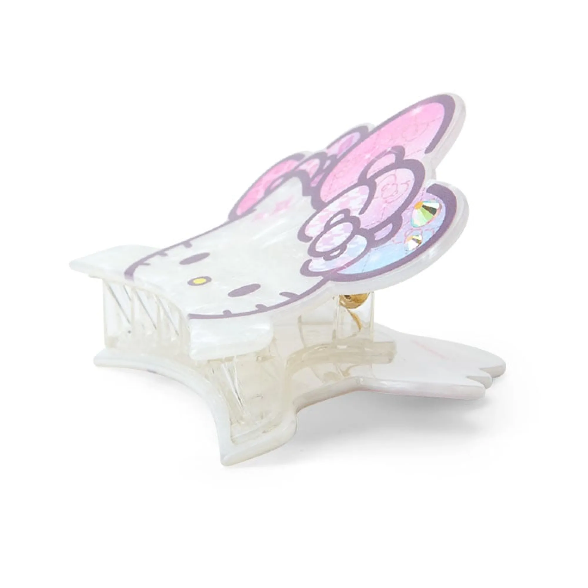 Japan Original Hello Kitty Hair Clip 50th Anniv. (Fashionable Ribbons Series)