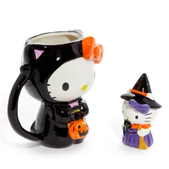 Blue Sky Clayworks Hello Kitty Halloween Costume Ceramic Mug and Figurine Gift Set