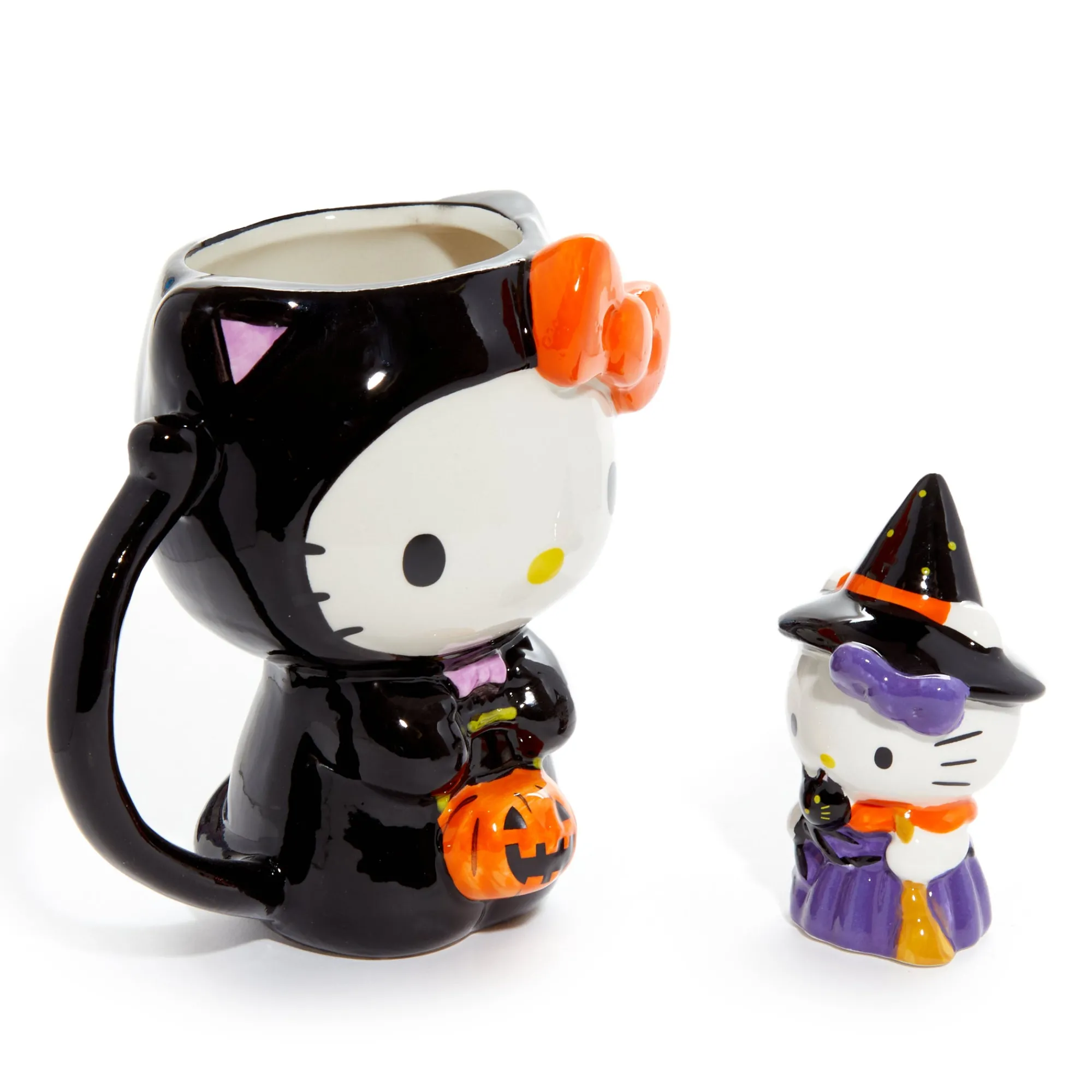 Blue Sky Clayworks Hello Kitty Halloween Costume Ceramic Mug and Figurine Gift Set