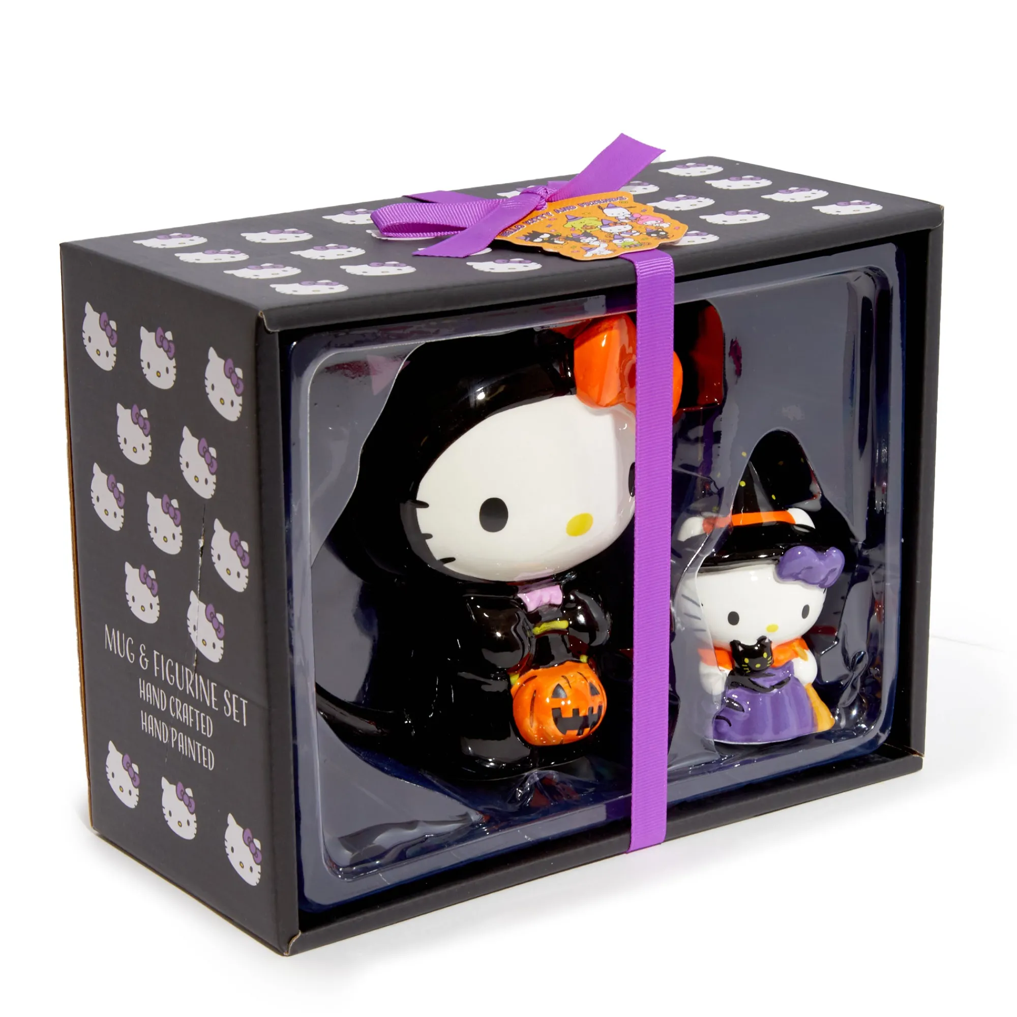 Blue Sky Clayworks Hello Kitty Halloween Costume Ceramic Mug and Figurine Gift Set