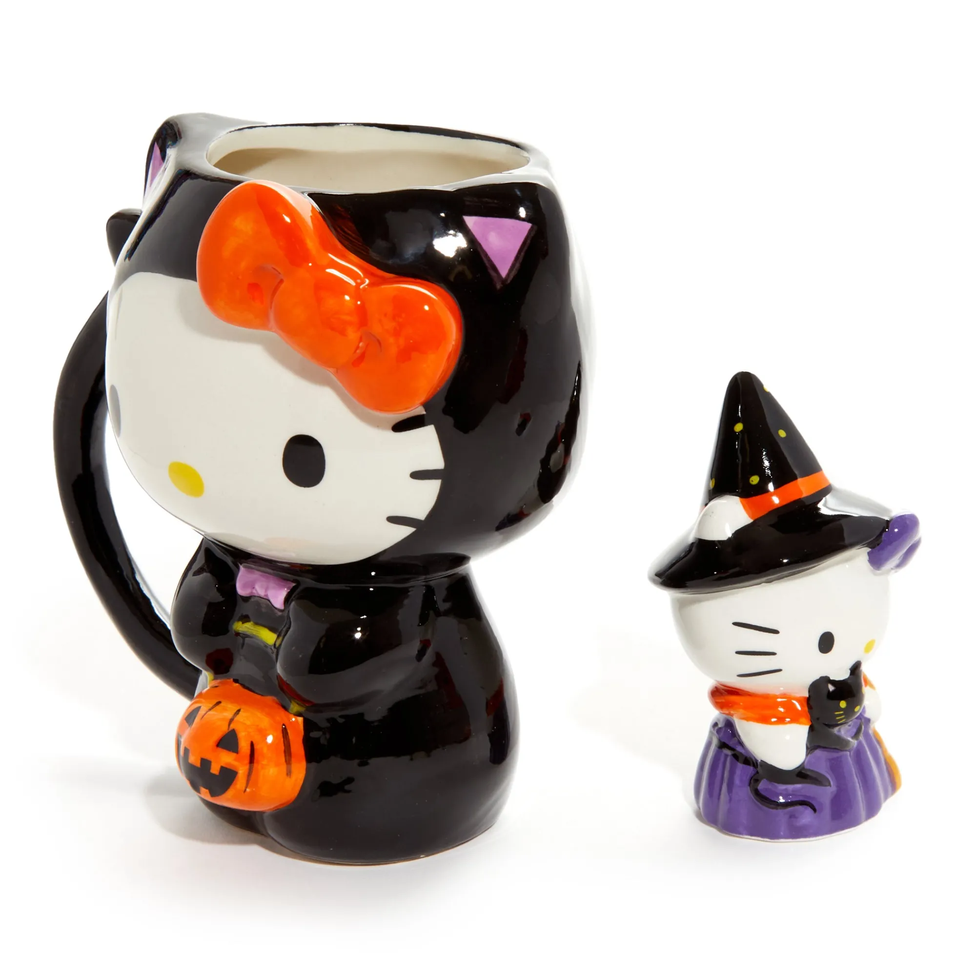 Blue Sky Clayworks Hello Kitty Halloween Costume Ceramic Mug and Figurine Gift Set