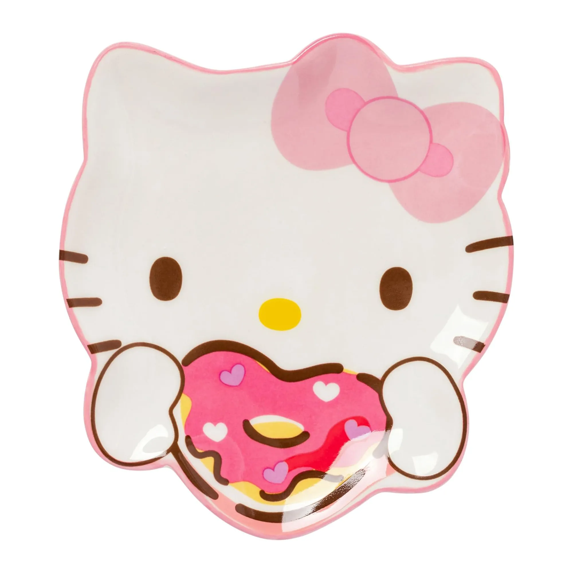 Silver Buffalo LLC Hello Kitty Heart Donut Ceramic Spoon Rest