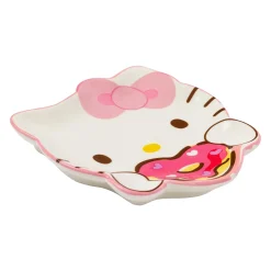 Silver Buffalo LLC Hello Kitty Heart Donut Ceramic Spoon Rest