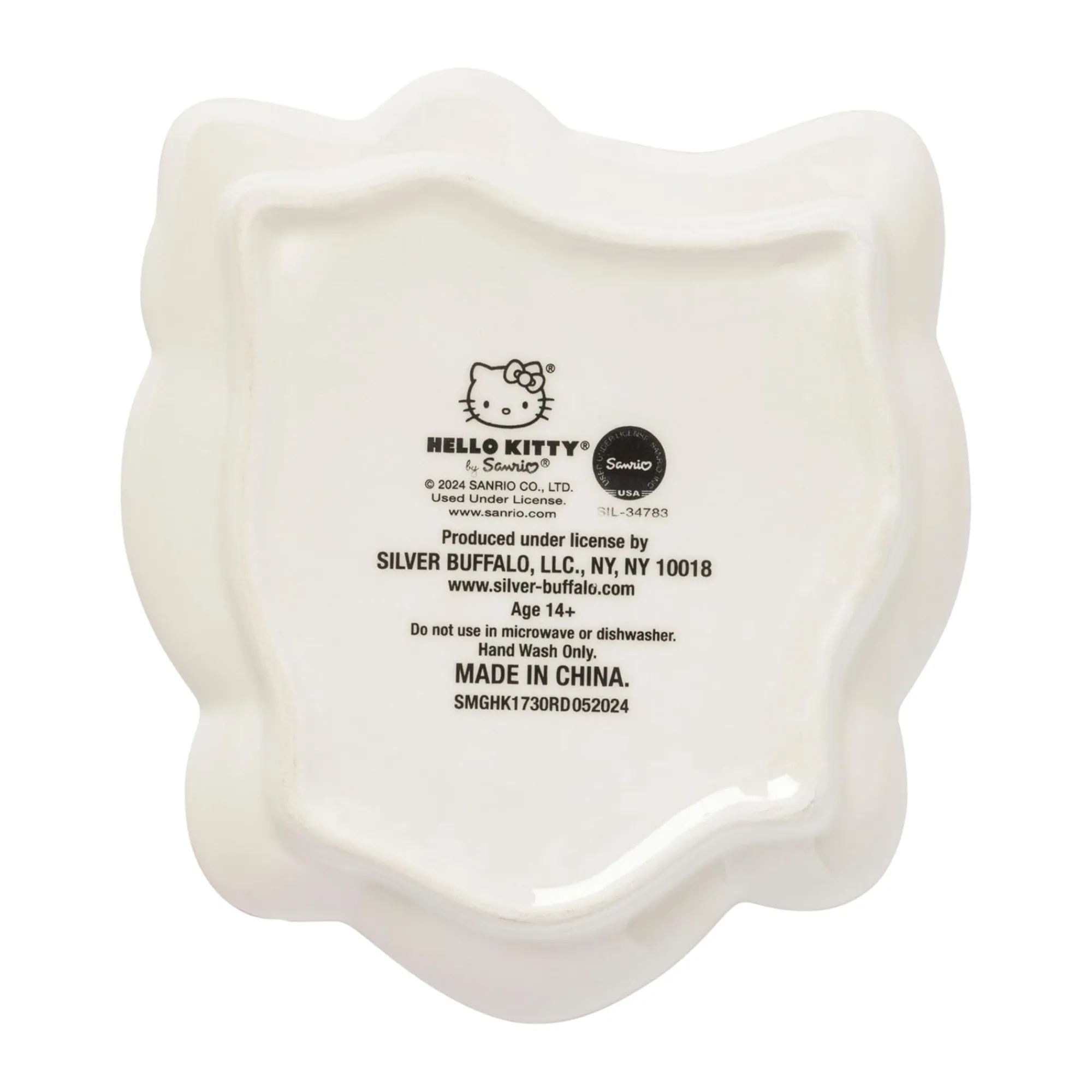 Silver Buffalo LLC Hello Kitty Heart Donut Ceramic Spoon Rest