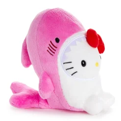 NAKAJIMA CORPORATION Hello Kitty Hibiscus Pink Bean Doll Plush (Shark Series)