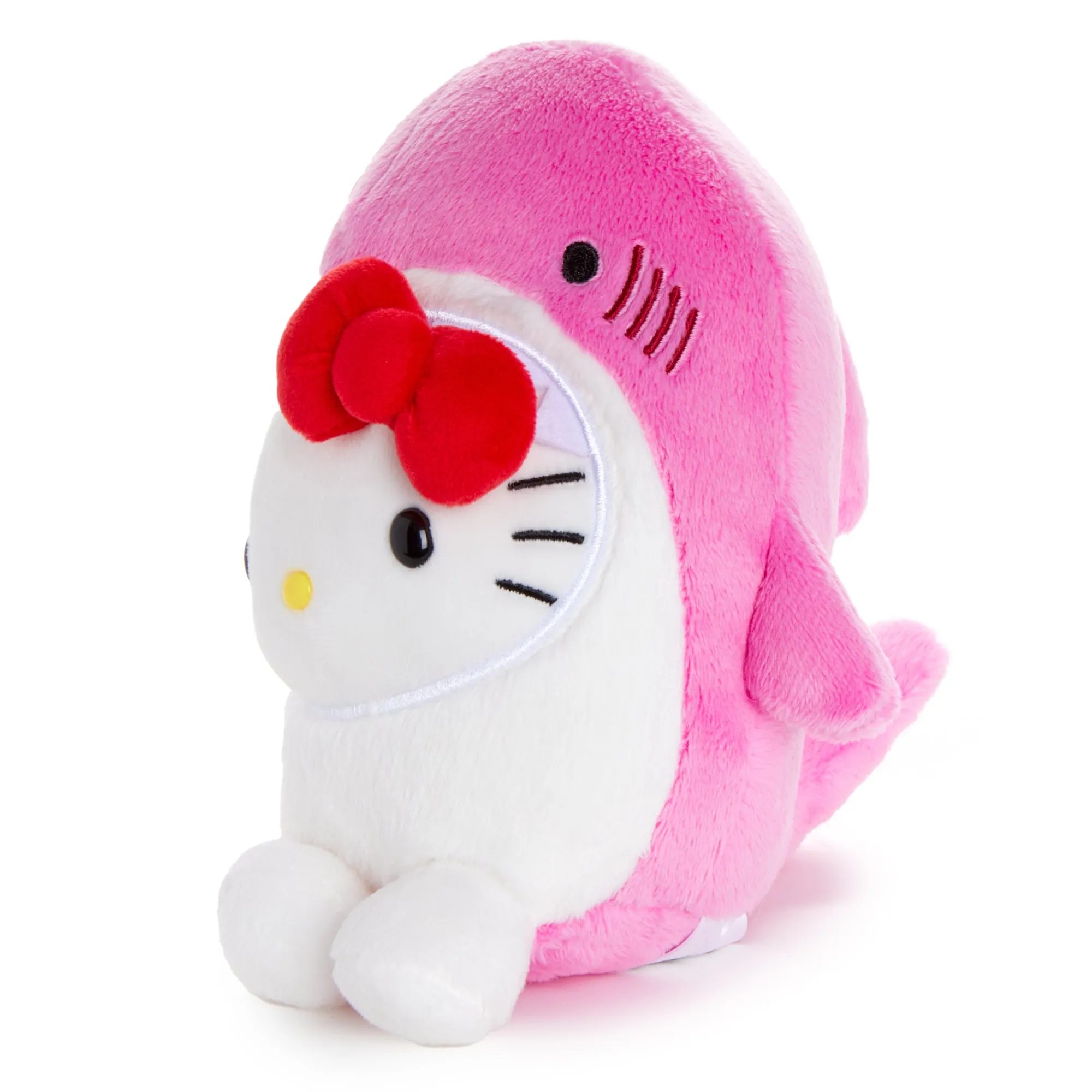 NAKAJIMA CORPORATION Hello Kitty Hibiscus Pink Bean Doll Plush (Shark Series)