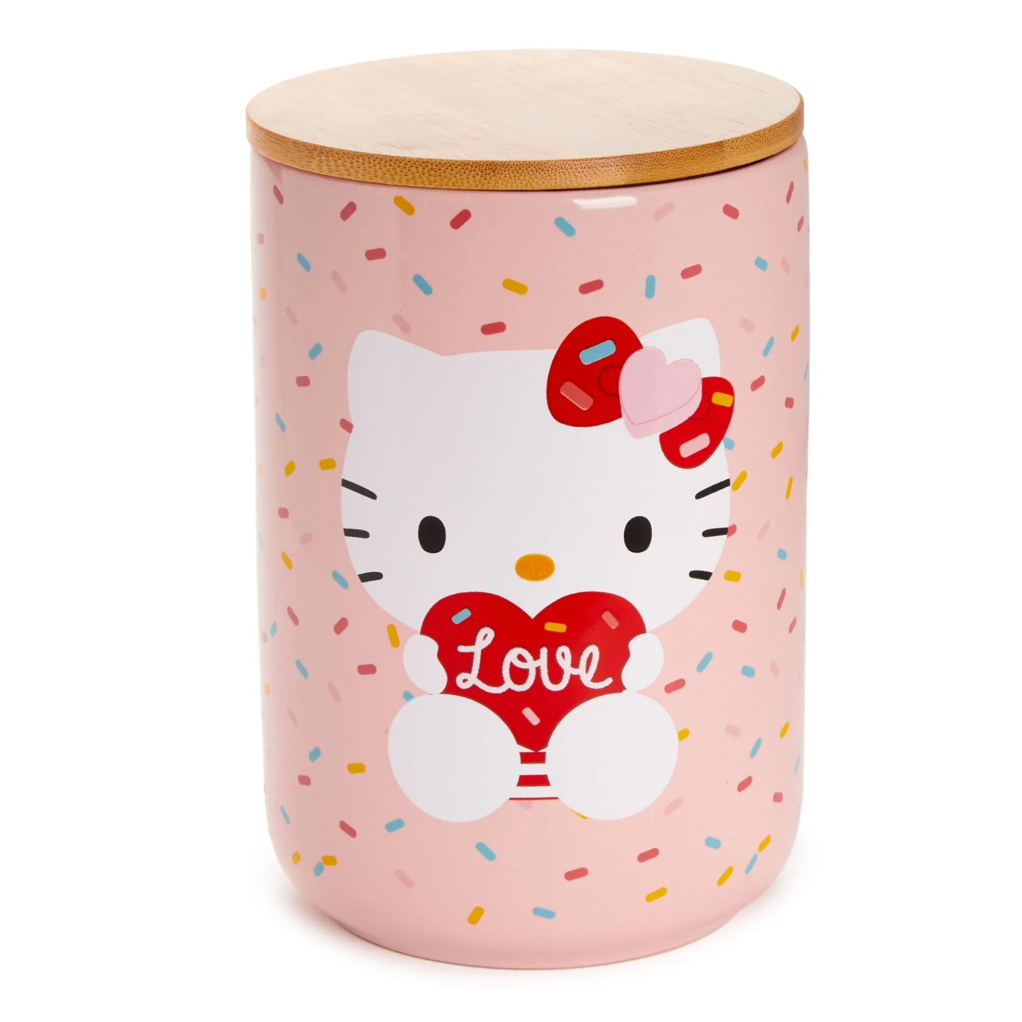 Silver Buffalo LLC Hello Kitty Holding Heart Ceramic Cookie Jar