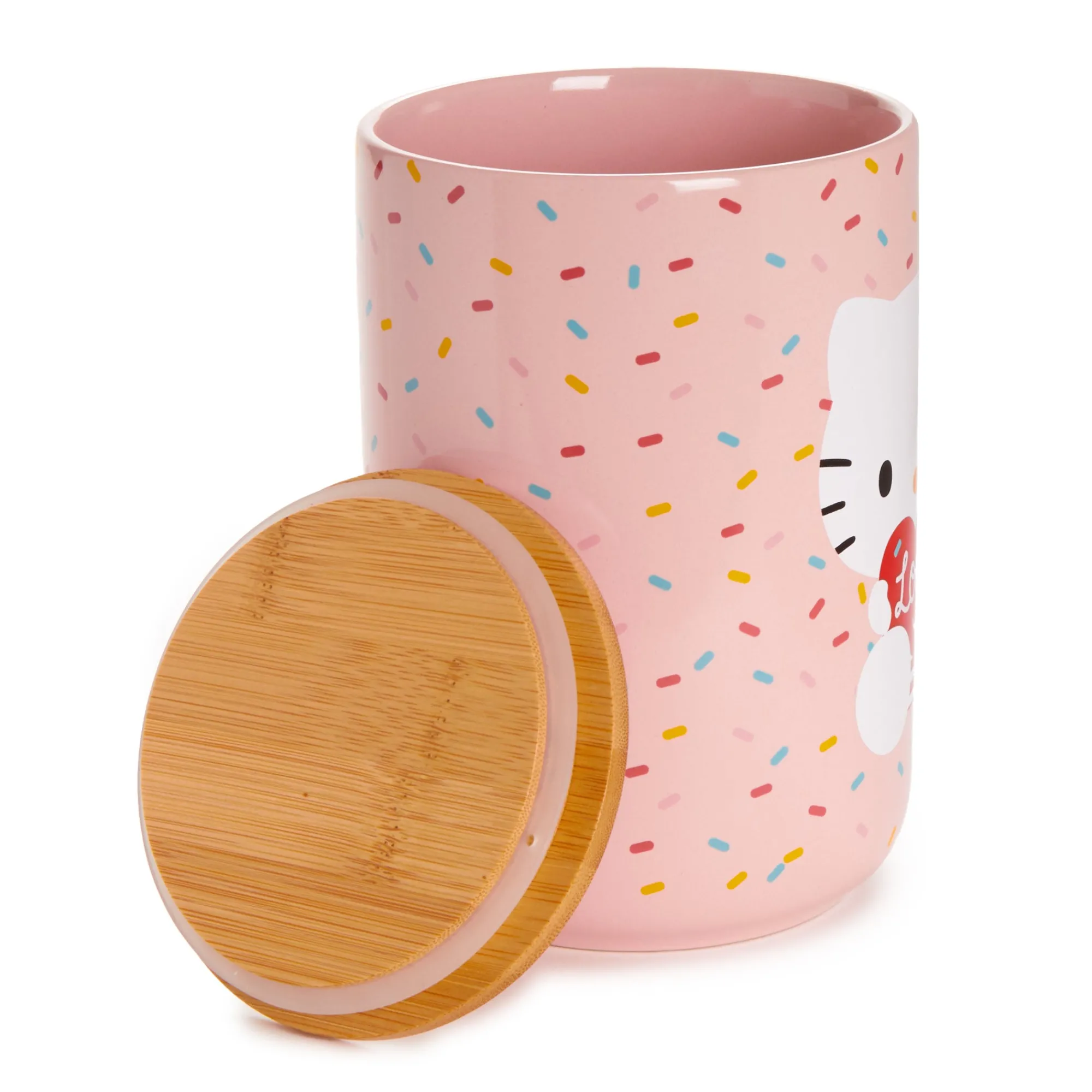 Silver Buffalo LLC Hello Kitty Holding Heart Ceramic Cookie Jar