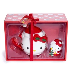 Blue Sky Clayworks Hello Kitty Holiday Ceramic Mug and Figurine Gift Set