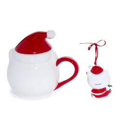 Blue Sky Clayworks Hello Kitty Holiday Ceramic Mug and Figurine Gift Set