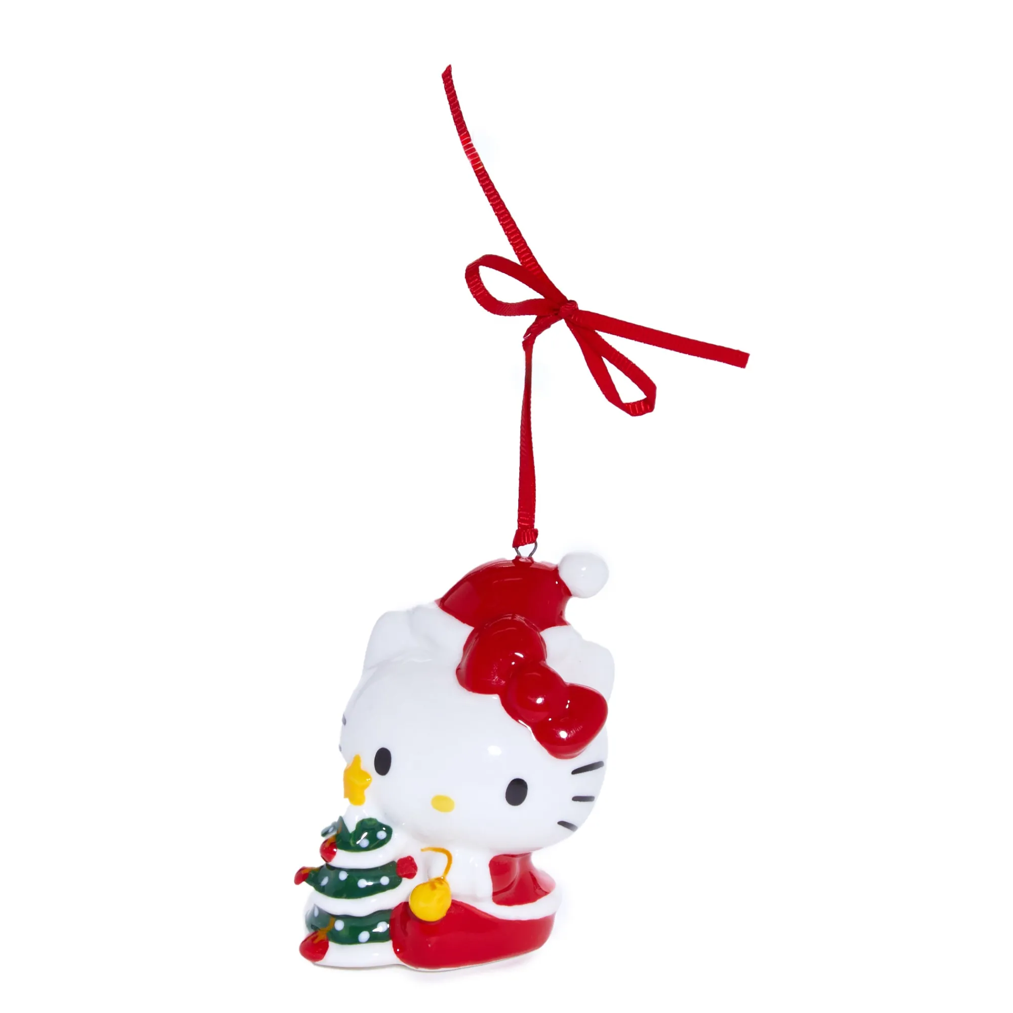 Blue Sky Clayworks Hello Kitty Holiday Ceramic Mug and Figurine Gift Set