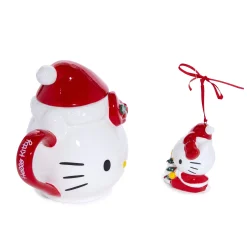 Blue Sky Clayworks Hello Kitty Holiday Ceramic Mug and Figurine Gift Set