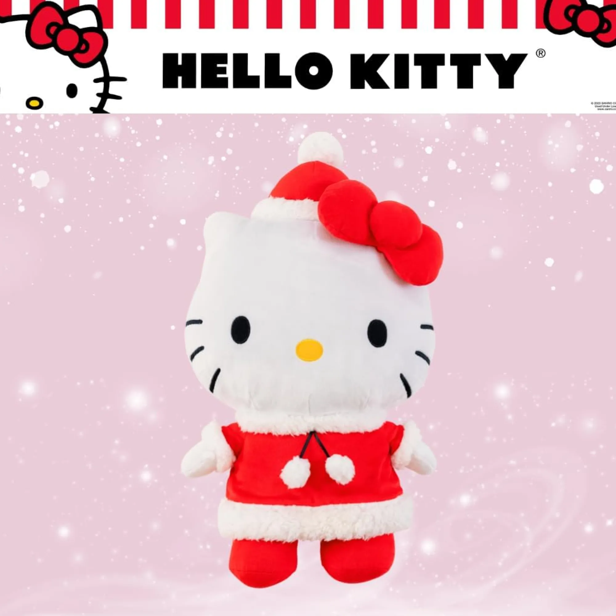 Franco Manufacturing Co Inc Hello Kitty Holiday Plush Cuddle Pillow Buddy