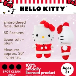 Franco Manufacturing Co Inc Hello Kitty Holiday Plush Cuddle Pillow Buddy