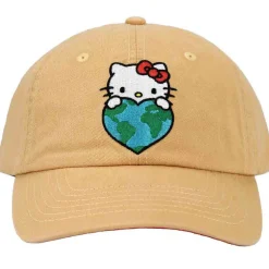 BIOWORLD Hello Kitty I Love Earth Embroidered Hat