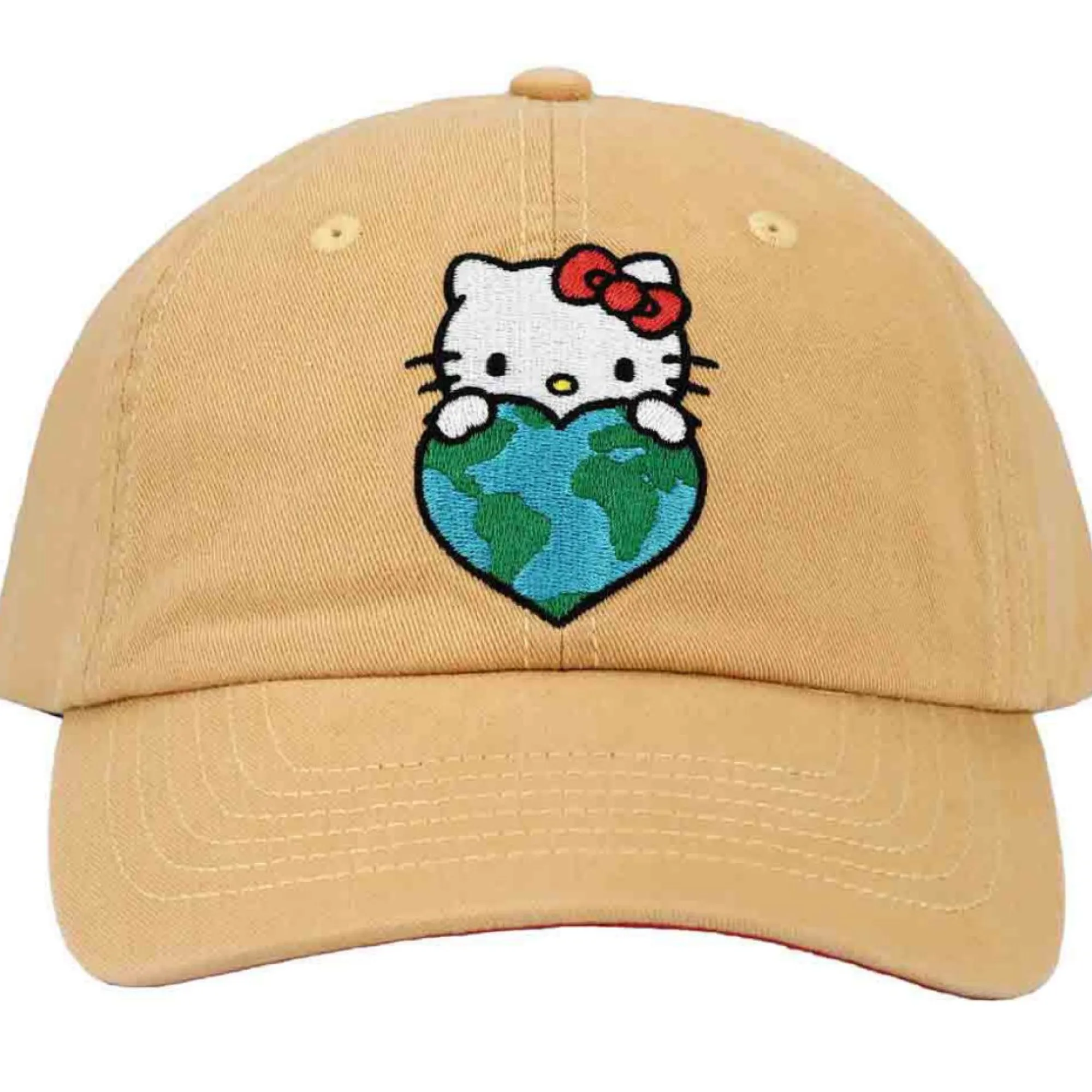 BIOWORLD Hello Kitty I Love Earth Embroidered Hat
