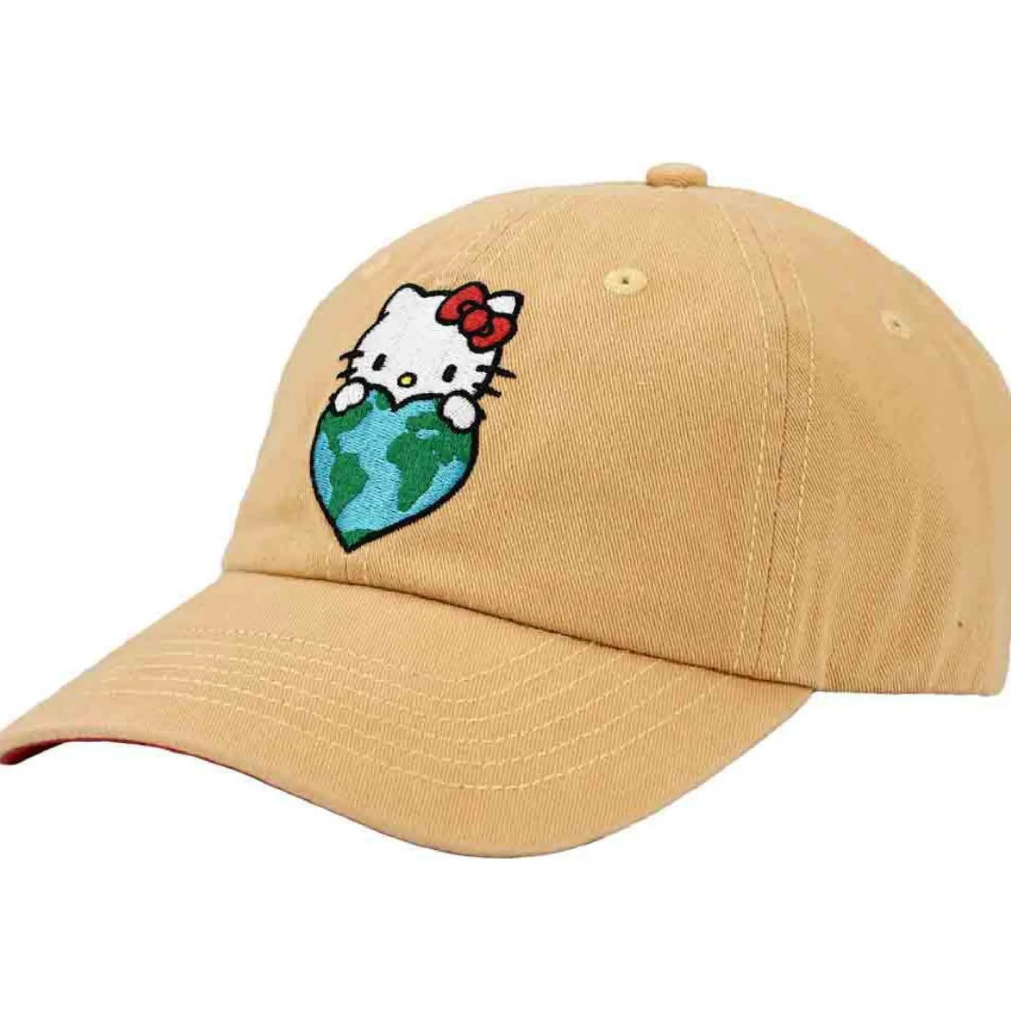 BIOWORLD Hello Kitty I Love Earth Embroidered Hat