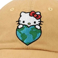 BIOWORLD Hello Kitty I Love Earth Embroidered Hat