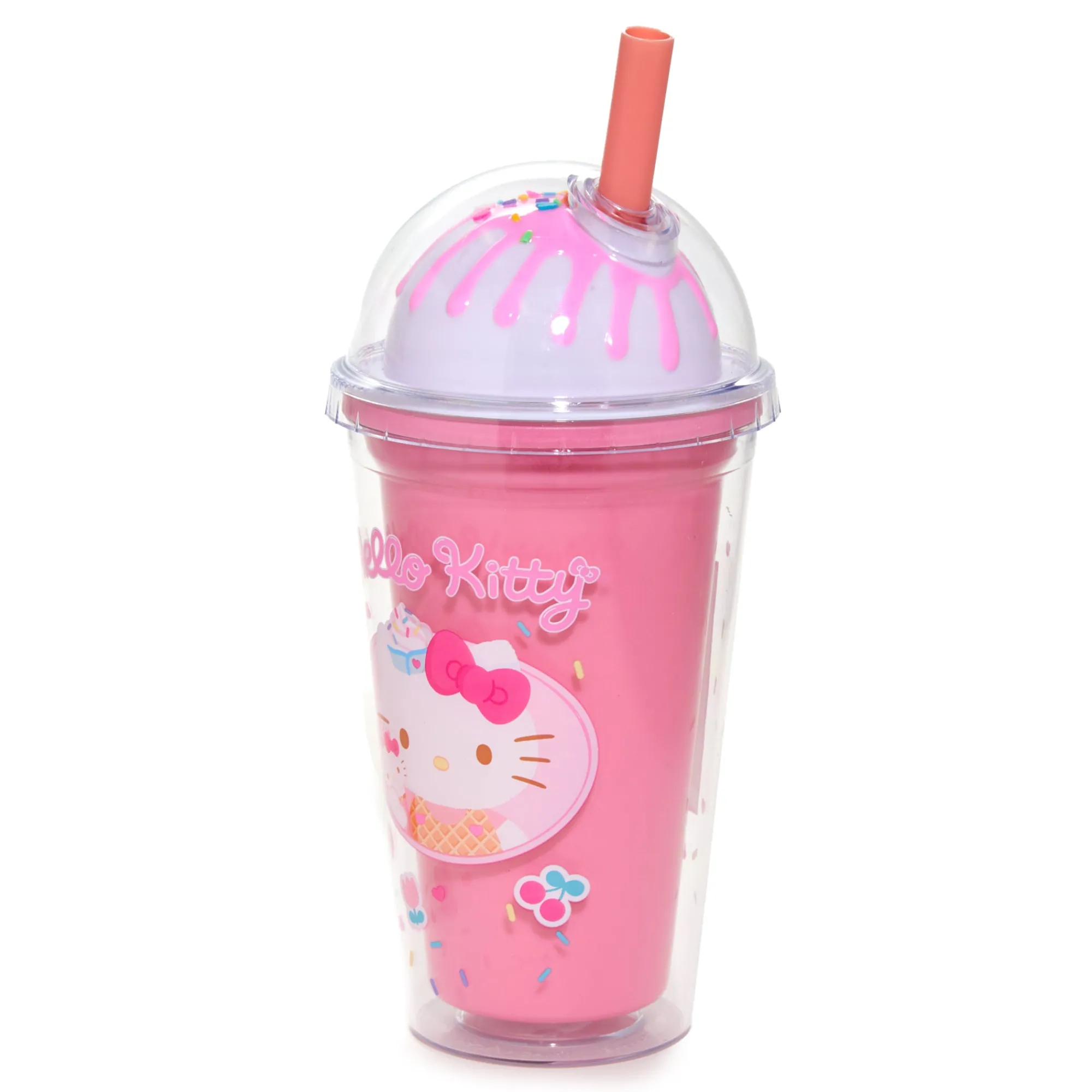 BIOWORLD Hello Kitty Ice Cream Dome Acrylic Tumbler