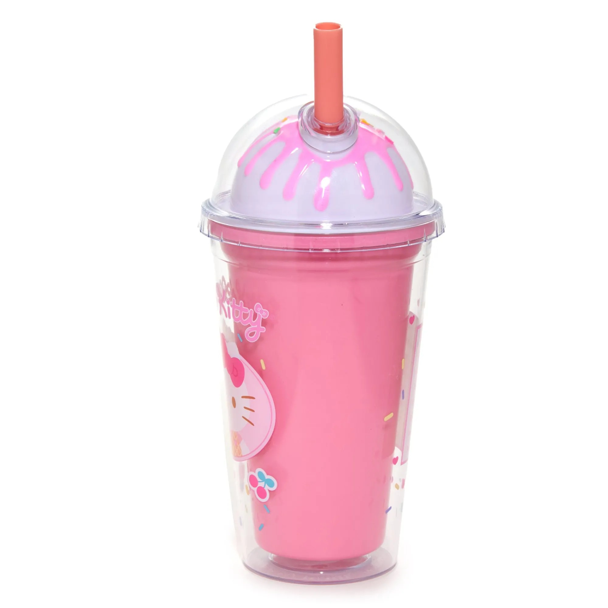 BIOWORLD Hello Kitty Ice Cream Dome Acrylic Tumbler