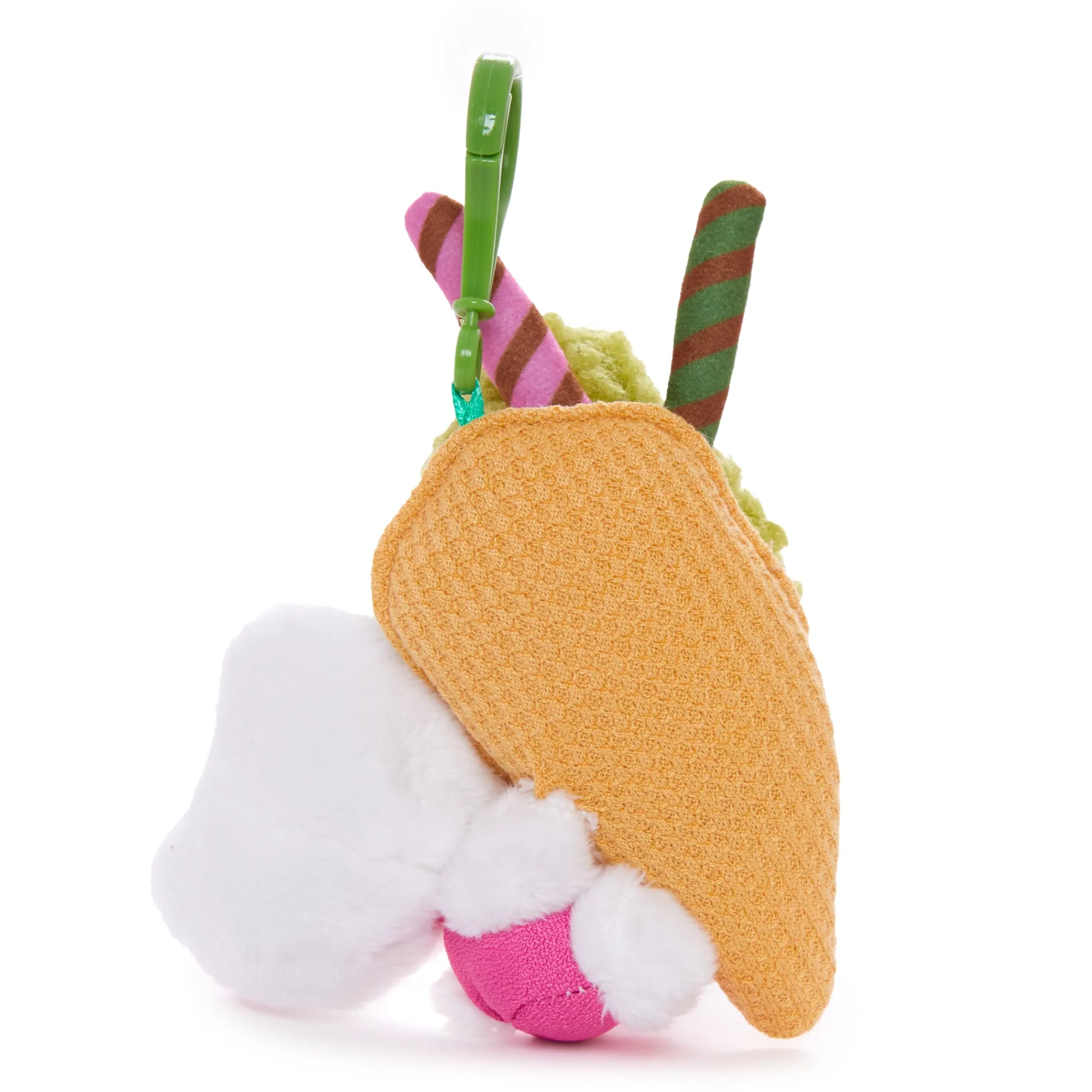 NAKAJIMA CORPORATION Hello Kitty Ice Cream Mascot Clip (Matcha Sweets Series)