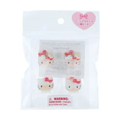 Japan Original Hello Kitty Iridescent Mini Hair Clips (Set of 4)