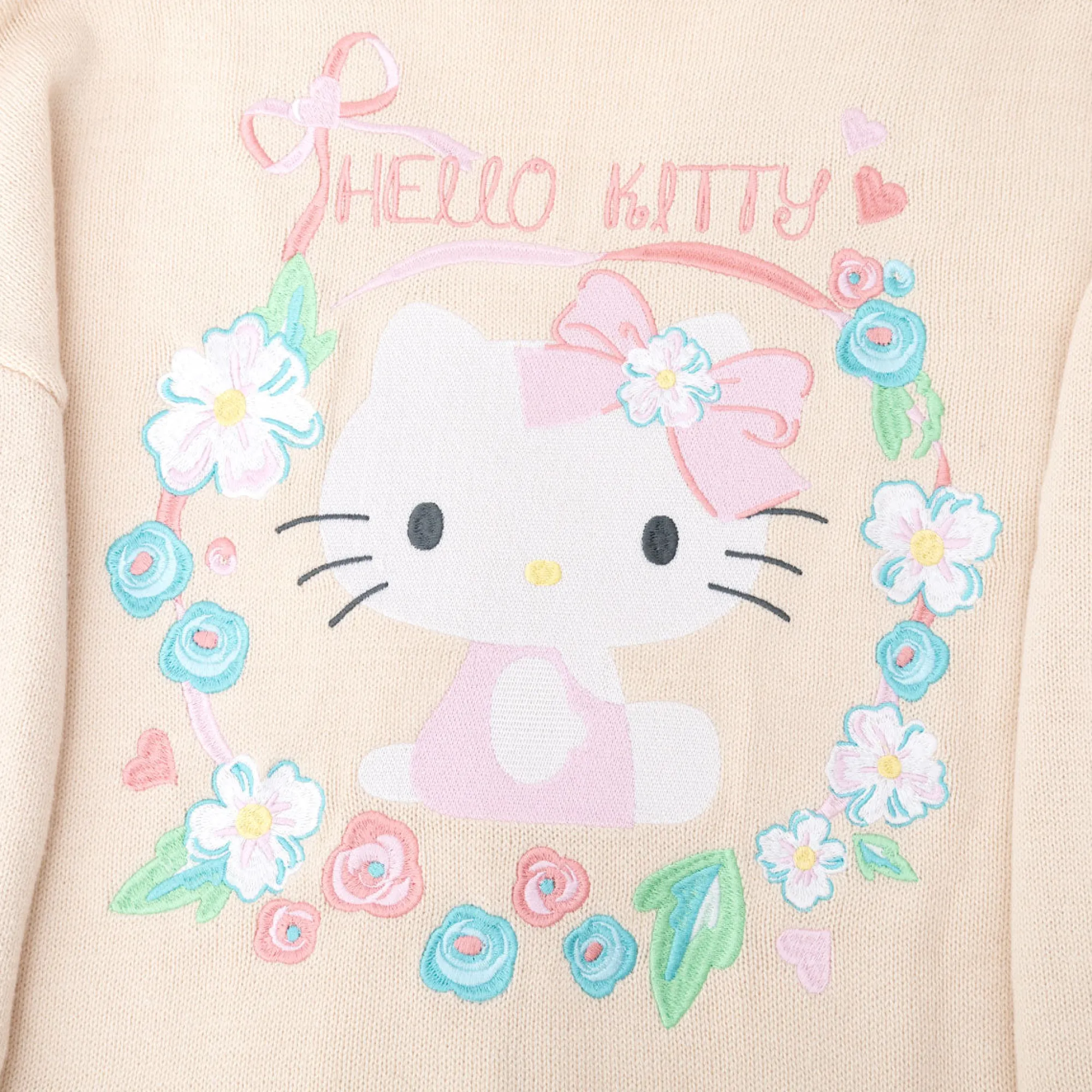 JapanLA Hello Kitty Floral Cardigan