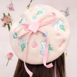 JapanLA Hello Kitty Floral Beret