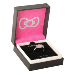 JACMEL JEWELRY INC Hello Kitty 14K White Gold Pavé Diamond Ring (Size 7 Only)