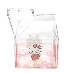 Global Original Hello Kitty Kawaii Glass Milk Carton Cup