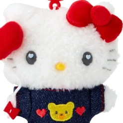 Japan Original Hello Kitty Keychain Mascot Clip (Denim Patch Series)